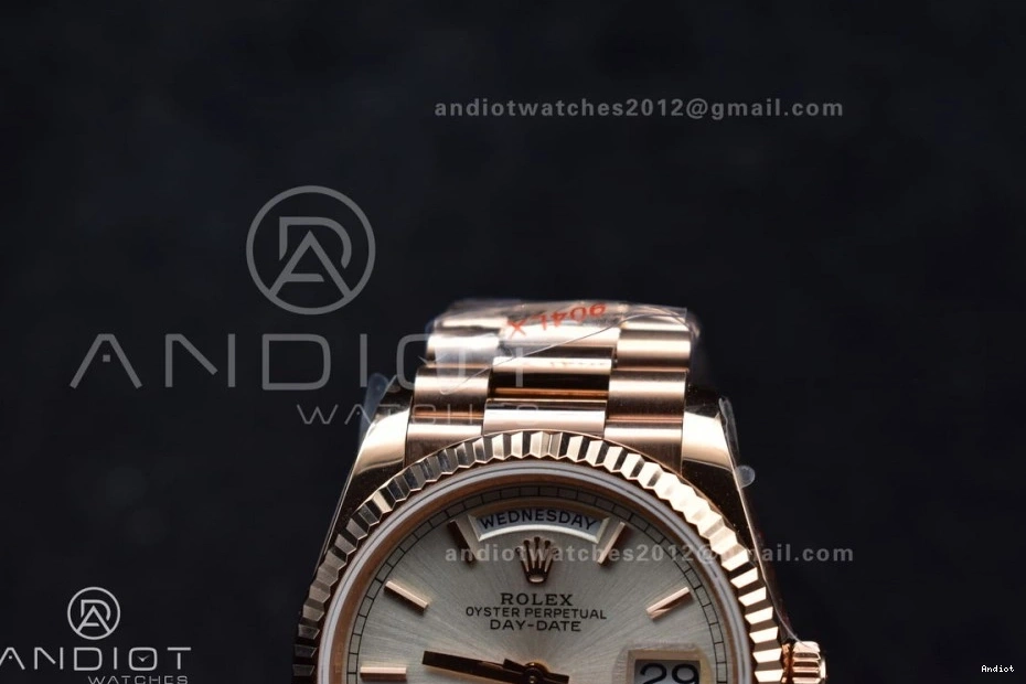 DayDate Weight) 36 Edition Silver Best V5 670 on SunProtective Bracelet Dial (Gain President RG vr3255 QF Steel 904L 0810